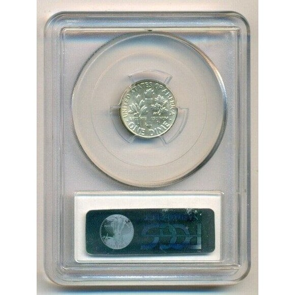 1958 D Roosevelt Dime MS66 FB PCGS Obverse Toned - Picture 2 of 4